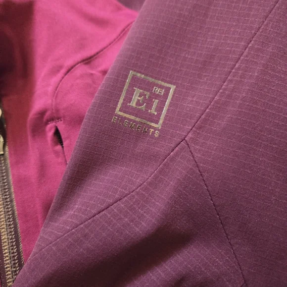 REI Elements E1 Softshell Jacket With Hood Size Small - Picture 14 of 16